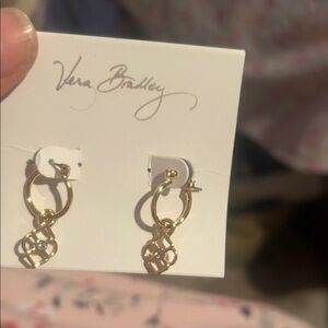 Vera Bradley gold earrings